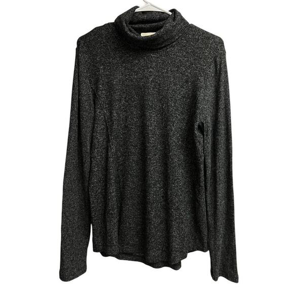 Saturday Sunday Tops - Saturday Sunday Anthropologie Turtleneck Grayish Black Stretchy Medium